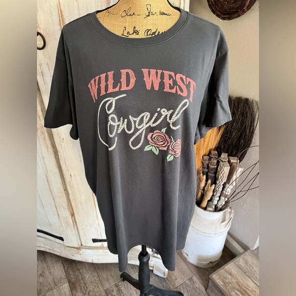 Torrid Cowgirl Relaxed Heritage Jersey Embroidered Tee - Picture 7 of 9